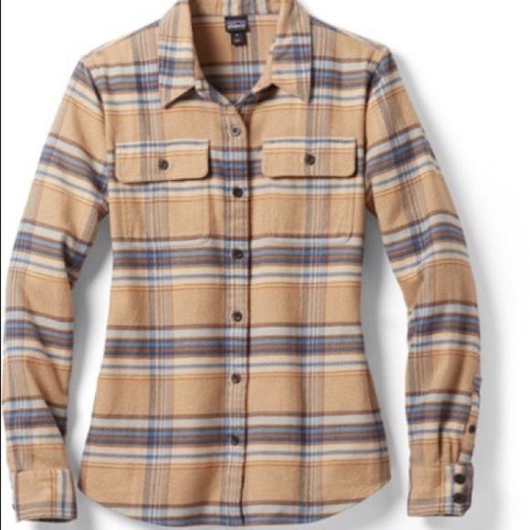 Patagonia Women’s Long Sleeve Fjord Flannel Organic Cotton Shirt XS - Picture 3 of 9